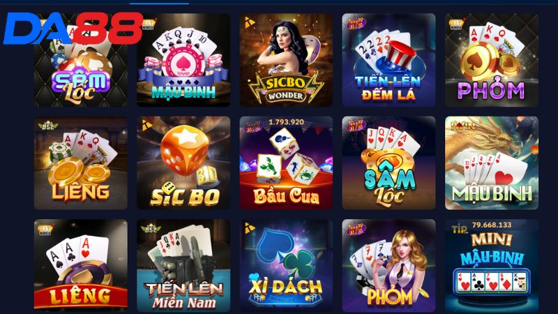 Các bước để bắt đầu chơi game bài DA88 