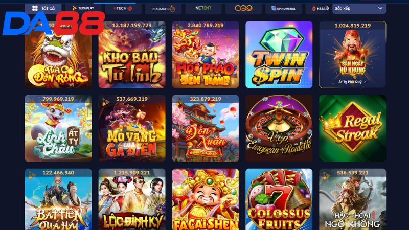 Thiên đường săn hũ nhận thưởng khủng tại DA88